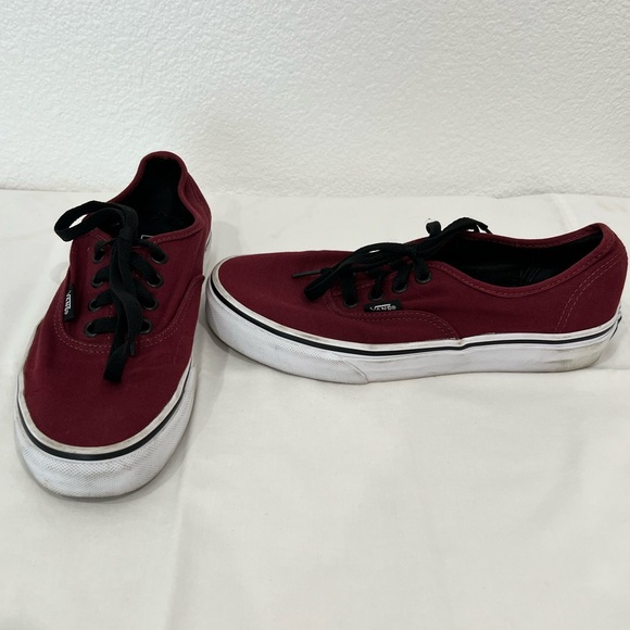 Vans Off The Wall burgundy shoes US Men’s sz 6/ Women’s sz 7.5 - Picture 2 of 7
